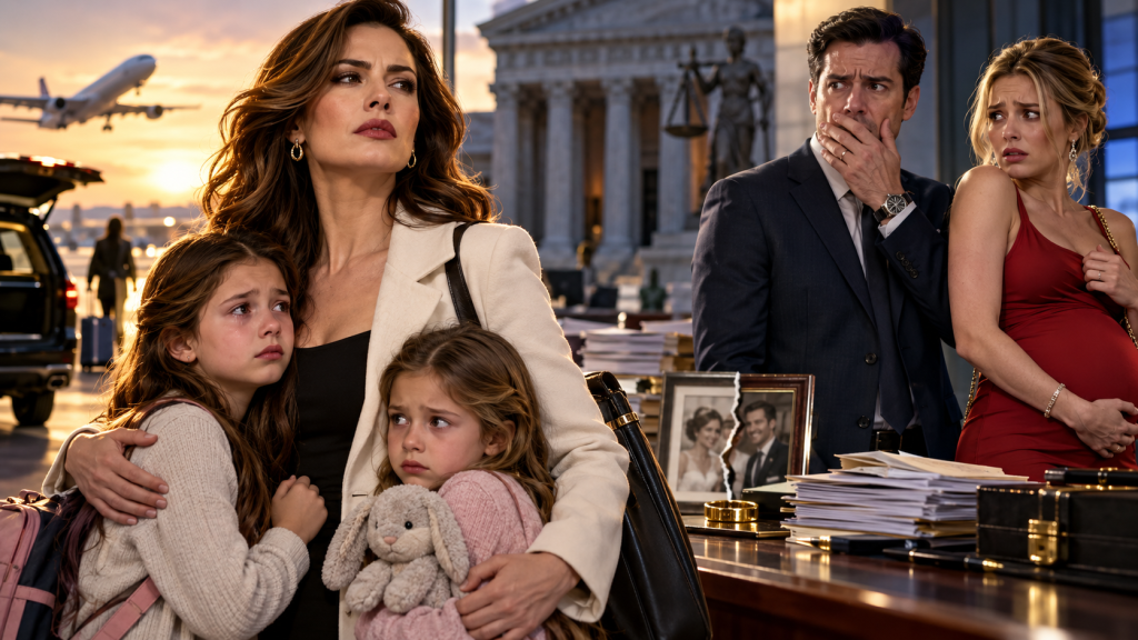 PARTIE 1 – Le divorce était à peine signé quand Julian m’annonça qu’il avait déjà remplacé nos deux filles par l’héritier qu’il attendait