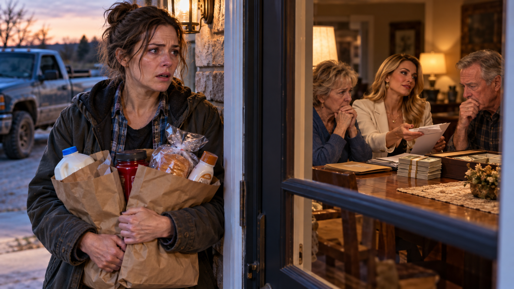 PART 1 – I Arrived at My Parents’ House Carrying Groceries, Never Imagining That a Conversation Behind Their Front Door Would Change Everything I Believed